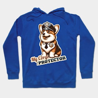 Corgi Police Hoodie